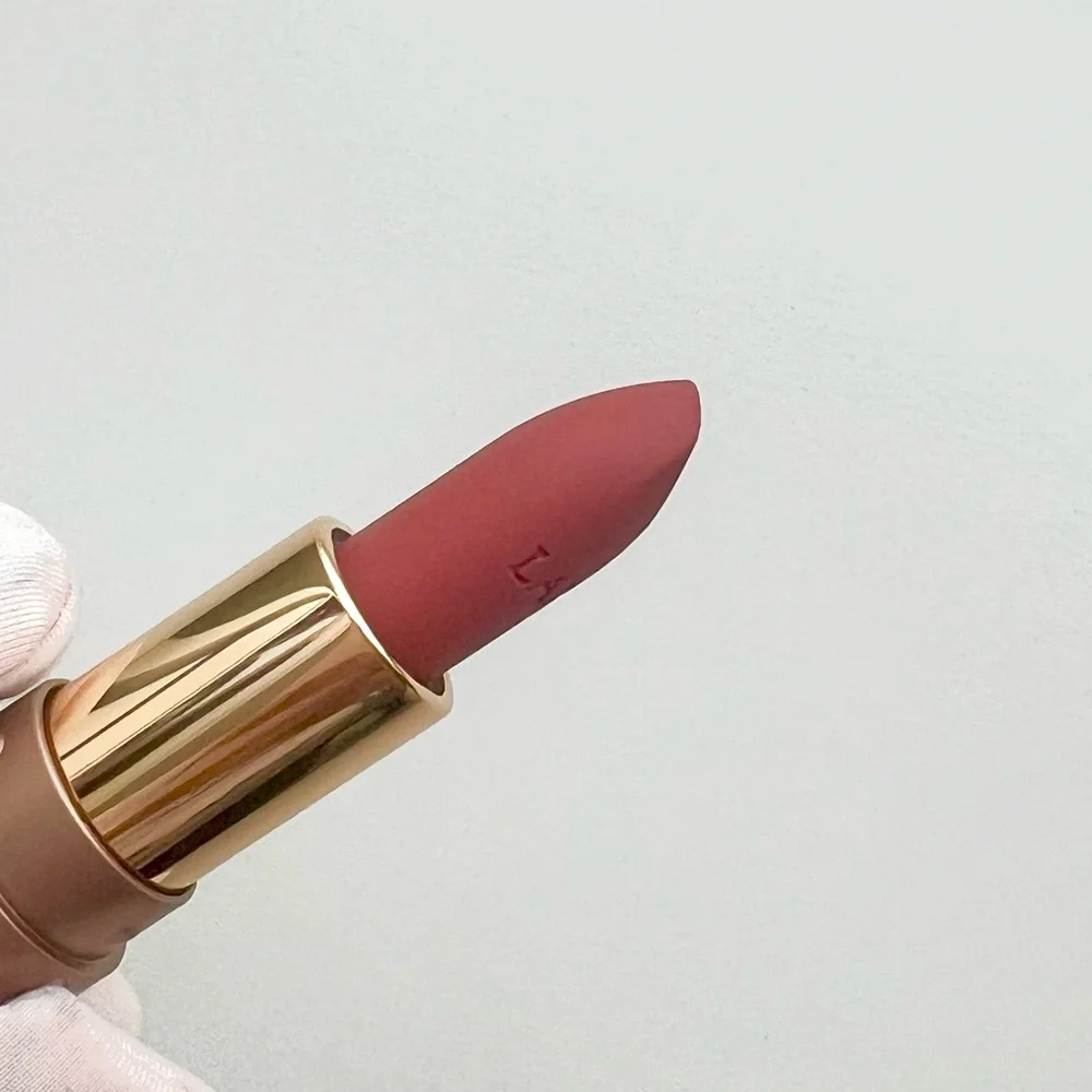 🆕 No Tag Lancôme Mini L'ABSOLU Rouge Cream Lipstick in color 274 French Tea.